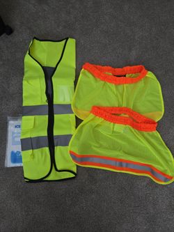 Reflective cooling safety & 2 neck protectors