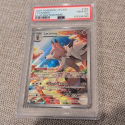Pokemon Lyncanroc #166 Ir Psa10 