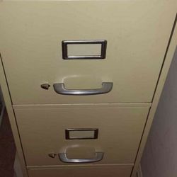 Filing-Storage Cabinet 4-Drawer Beige Color

