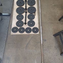 Dumbbells And Weights Vary Clean 