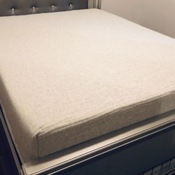 Mattress+Box queen memory foam gel FIRMER 11”thick box spring 9”brand new in plastic we deliver