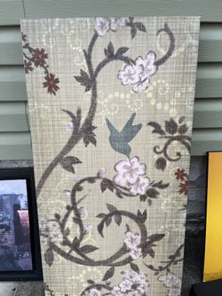 Neutral Color Canvas Bird 