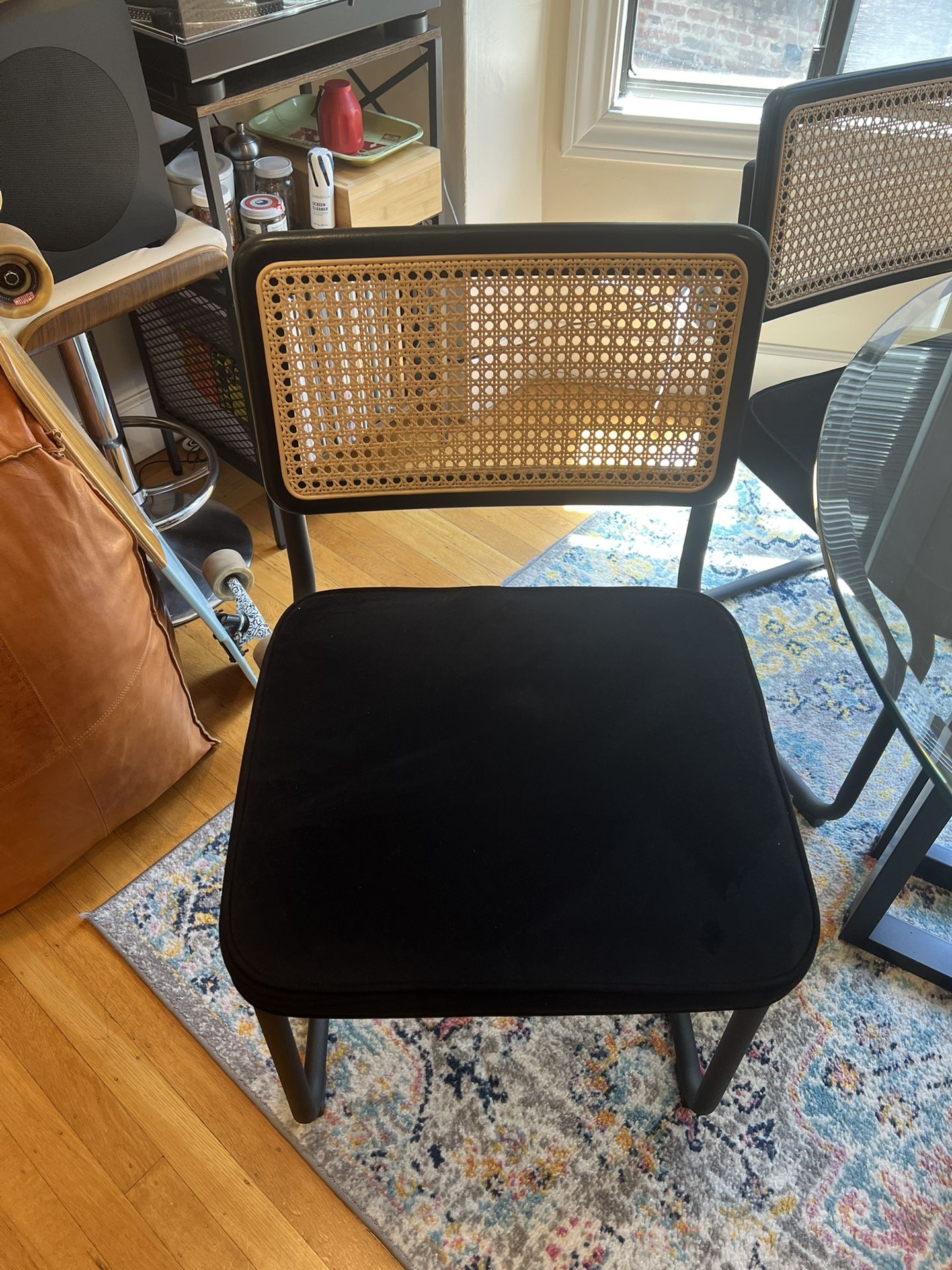 L Leg Shaped Chairs, Set Of 4 (Will Also Sell As Set Of 2)