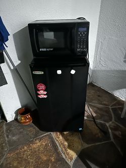 Fridge and microwave