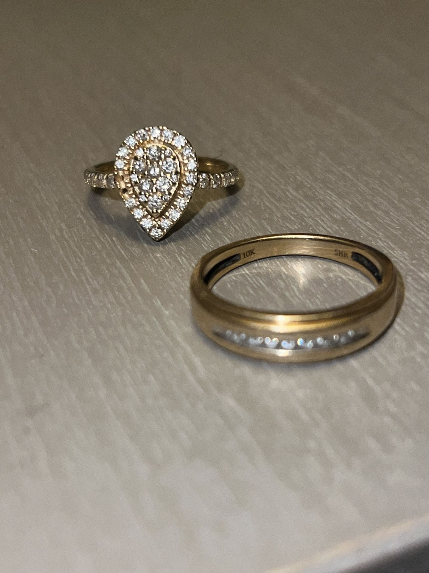 VVS Diamond Ring 14k & None VVS Men’s Ring 10k Read & See Pictures!!