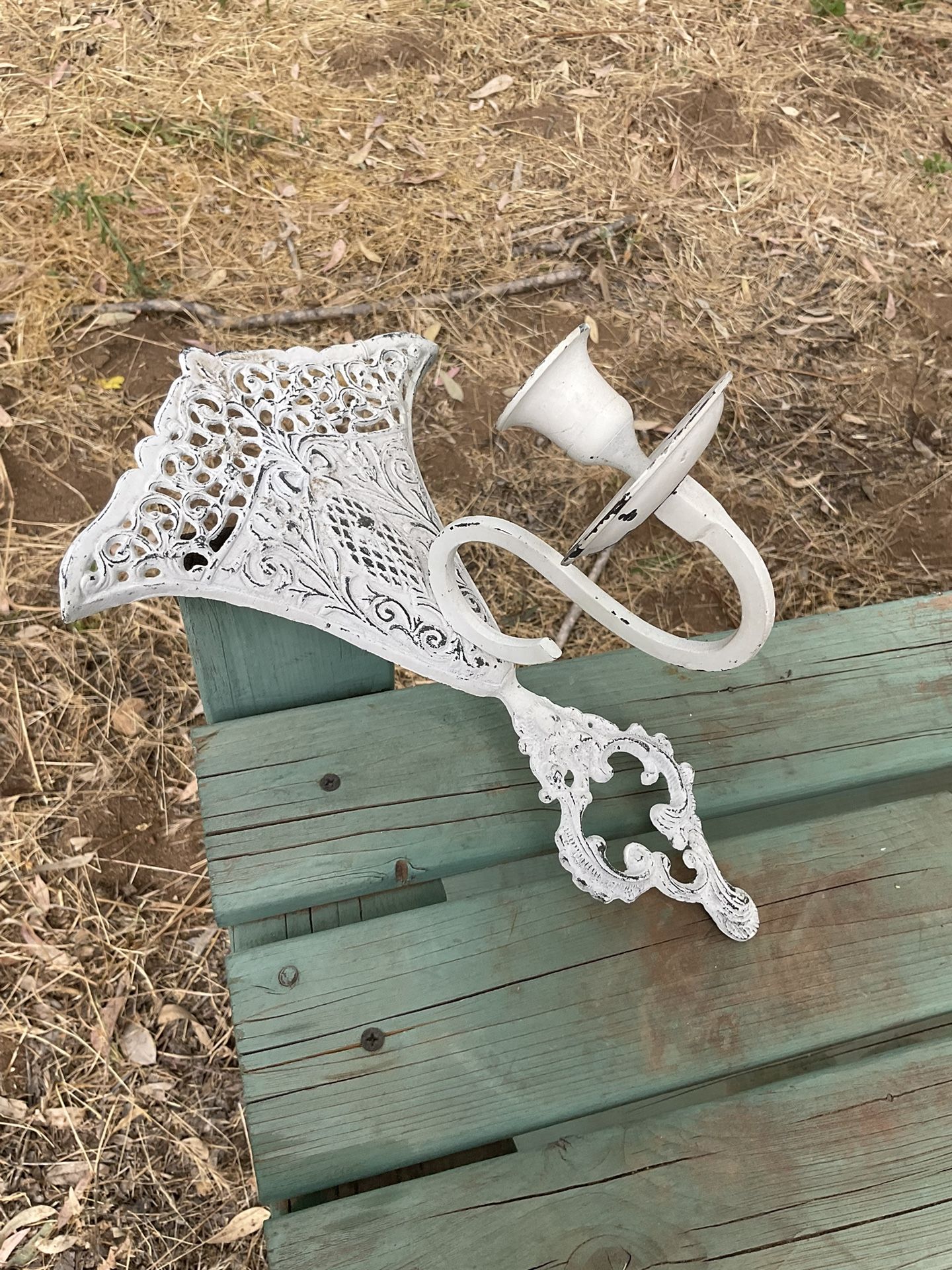 Vintage iron Wall Candelabras