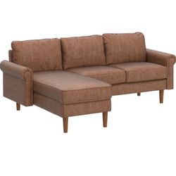 Small brown sectional 