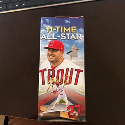 Mike Trout Bobble head. 11 Time All-star