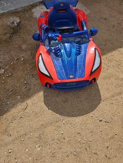 Spiderman electric car