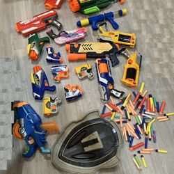 A Ton Of Nerf Guns