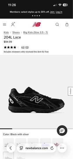 New balance kids size 5.5 brand new
