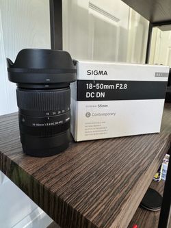 Sigma 18-50mm 2.8 Camera Lens for Sony E-Mount