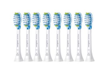 Philips Sonicare C3 Two-in-One Replacement Electric Toothbrush Heads, Soft Bristle, Plaque Removal and Whitening, 7-pack @Sh-59