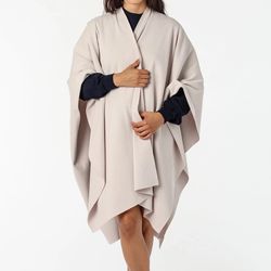 Los Angeles Apparel Heavy Cotton Rib Poncho
