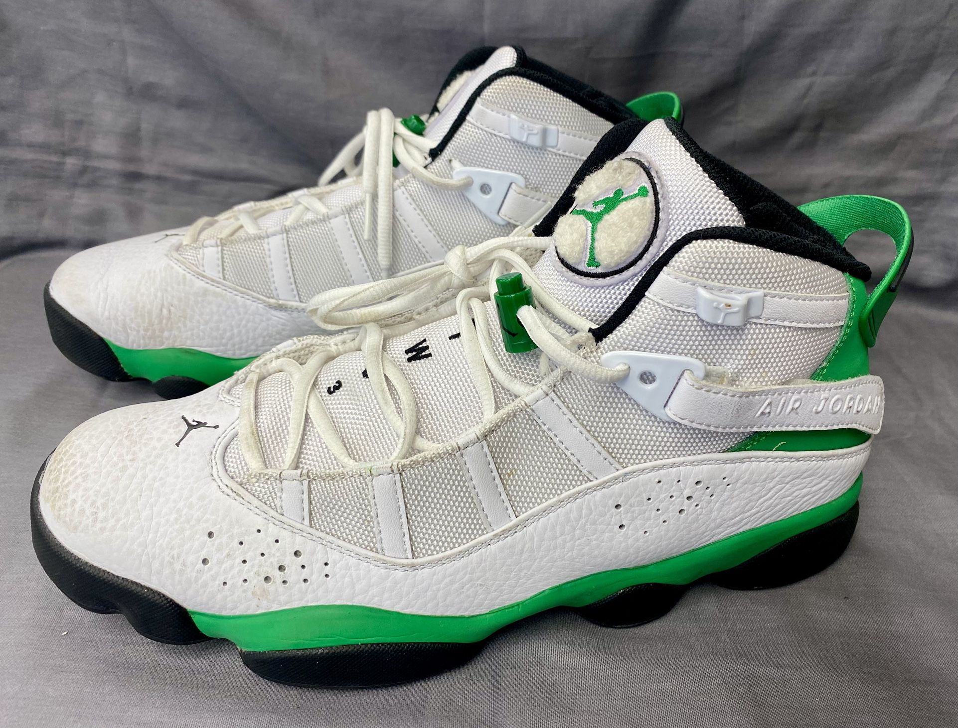 Nike Air Jordan Six Rings 322992-131 White Green - Men's 10.5 - Used