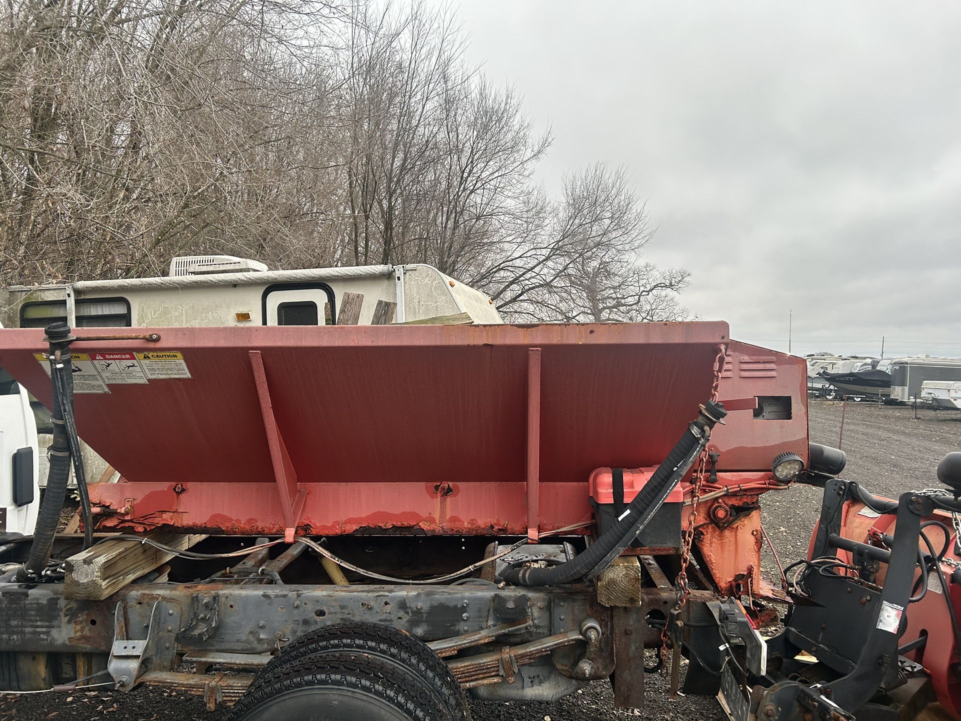 Lesco Salt Spreader Salt Hopper