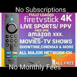 4k HD TV Fire Streaming Device Loaded Stick Programmed Modded Tested Ready to Go Stream Everything Access all Content