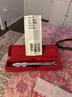 Proto Torque Wrench with Case and Manual