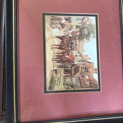 Equestrian Hunting scene Print 