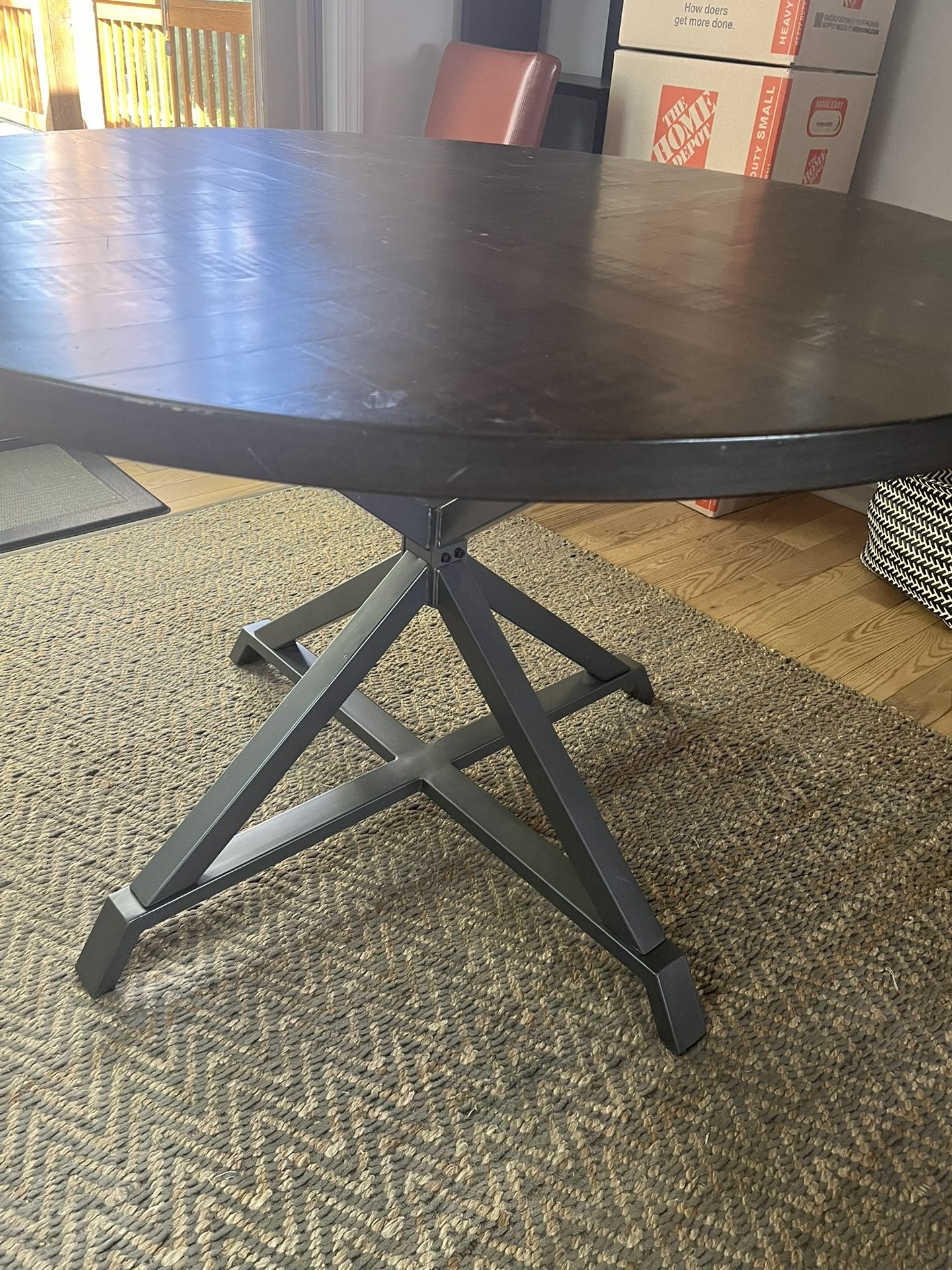 Kaden Round Dining Table (furniture row)