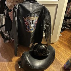 Rinding Leather jacket Size Large 