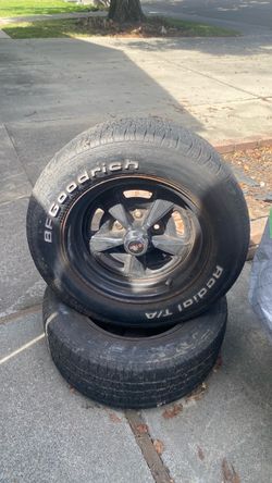 BFGoodrich Radial T/A Tires on Black Wheels – Set of 2