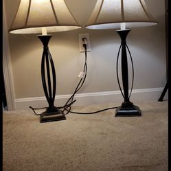 Cosmopolitan Collection 32" Strap Iron Table Lamp