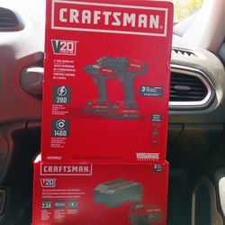 Craftsman 20v 2 Tool Combo Kit And 20v 5ah Battery