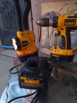 Dewalt drill lamp  and charger  $100. Or Best Offer