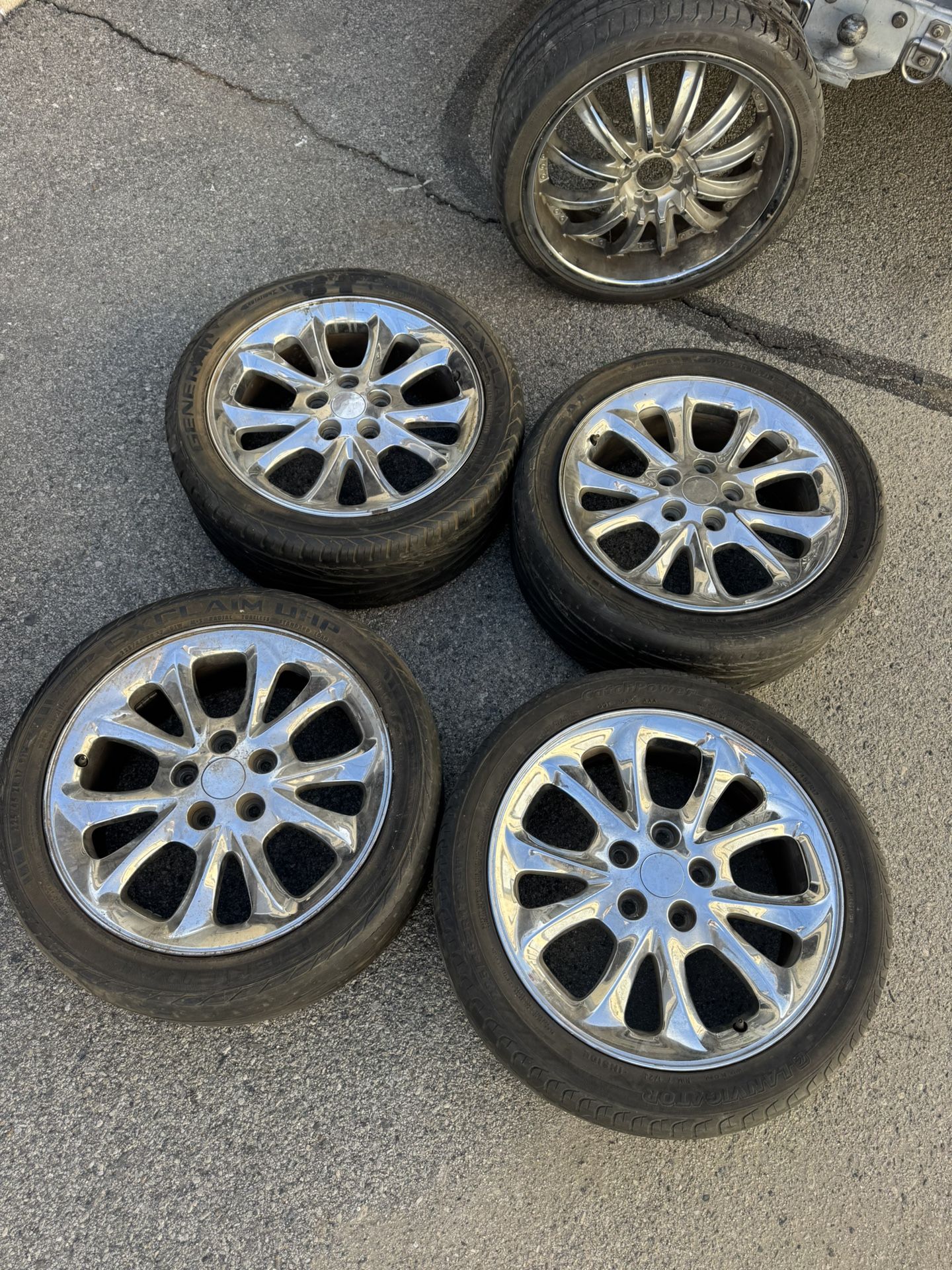 Chrysler 300m R17 chrome rims wheels