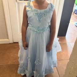 Baby Blue Formal Dress