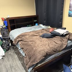 Full Size Bed Frame With Storage