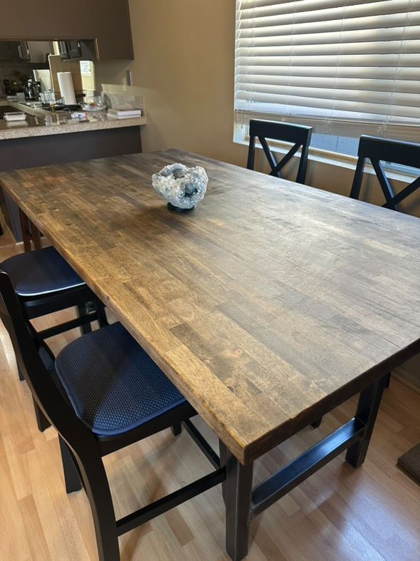Butcher Block Dinning Table