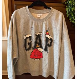 GAP snoopy and comstock in puffer coat new peanuts