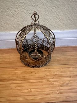 Decorative Metal Dome Candle Holder