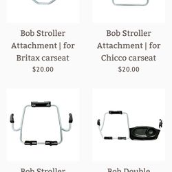 Bob Double And Single stroller Attachments For Graco, Chicco And britax