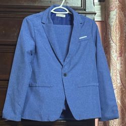 Blue Color Suit