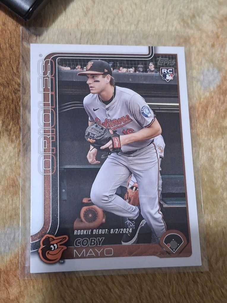 2025 Topps Update Series Coby Mayo Rc Card
