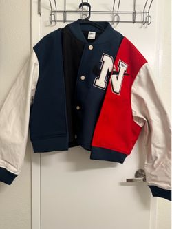 Womens Nike by YOON Oversized Varsity Jacket FZ0280 010 Size XL