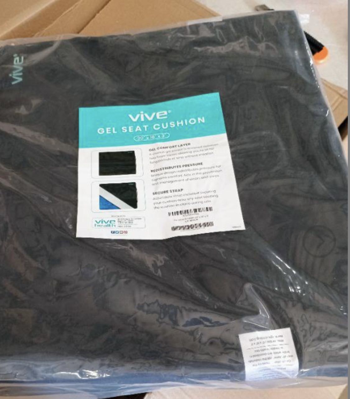 Vive gel seat cushion