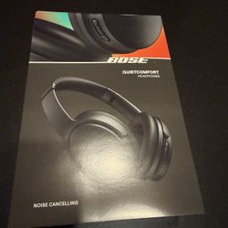 Bose Quietcomfort Headphones- Brand New In Box 