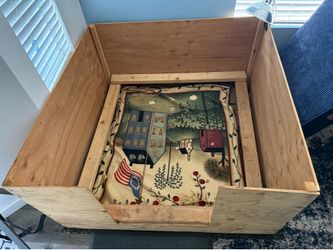 Whelping Box with Heat Lamp and Large Heating Pad