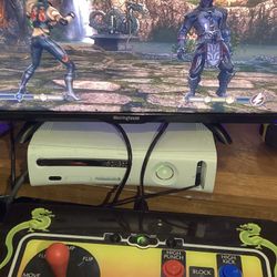 Mortal Kombat Klassic Limited Edition Fight Stick Xbox 360 PDP of 6000 With Game Fight stick controller Tested and working and All buttons work and Ga