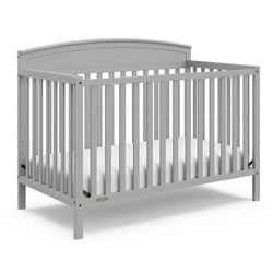 Baby Crib  - Gray 