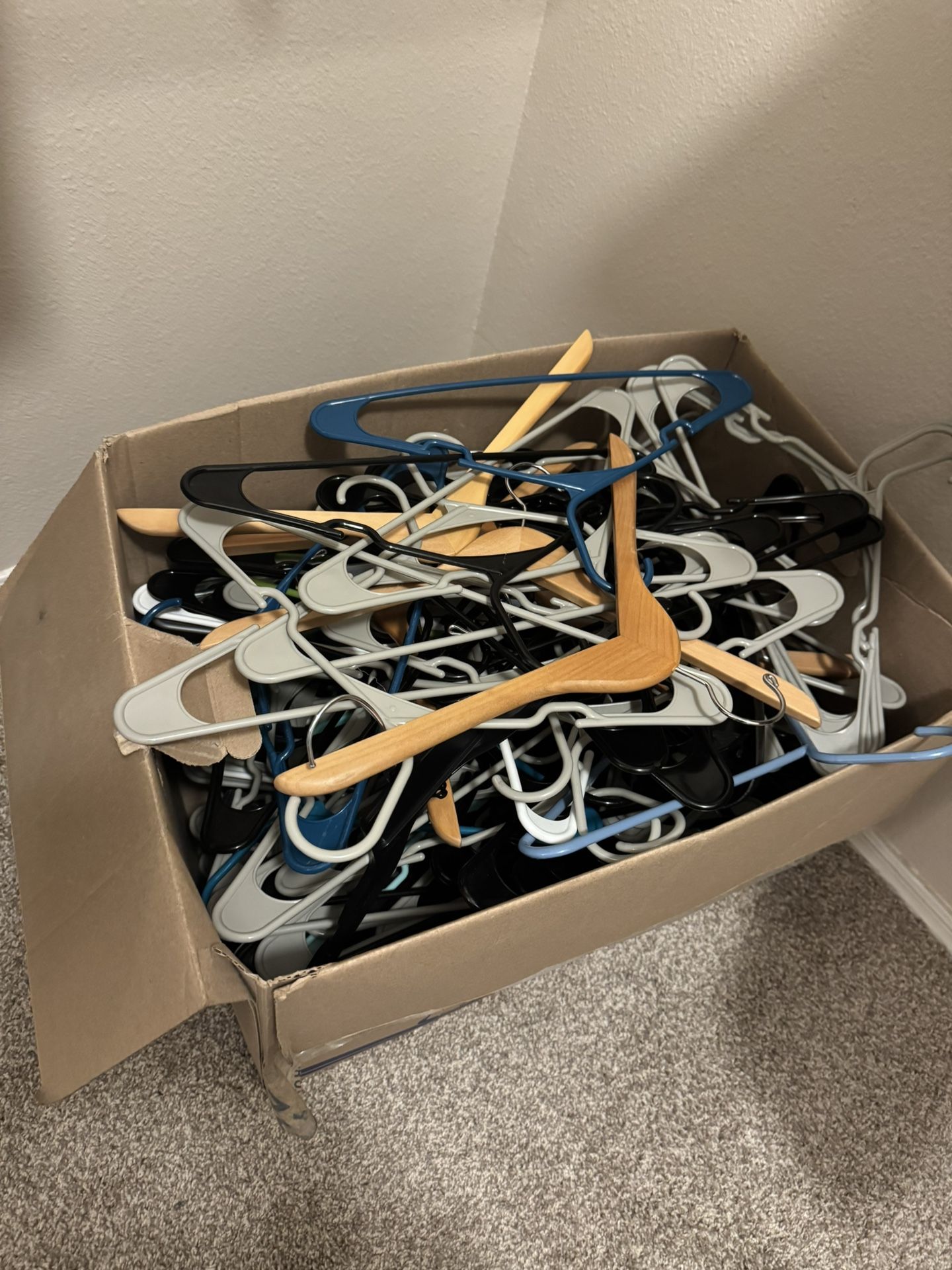 Huge Box of Hangers