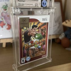 Punch-Out!! (Wii, 2011) Nintendo Select WATA 9.4 A++ Seal NEW