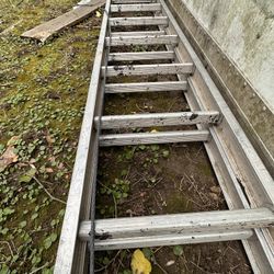 Aluminum D-Rung Extension Ladder 
