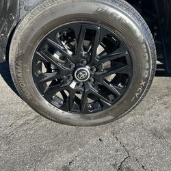 STOCK. TUNDRA 20. INCH WHEELS AND TIRES