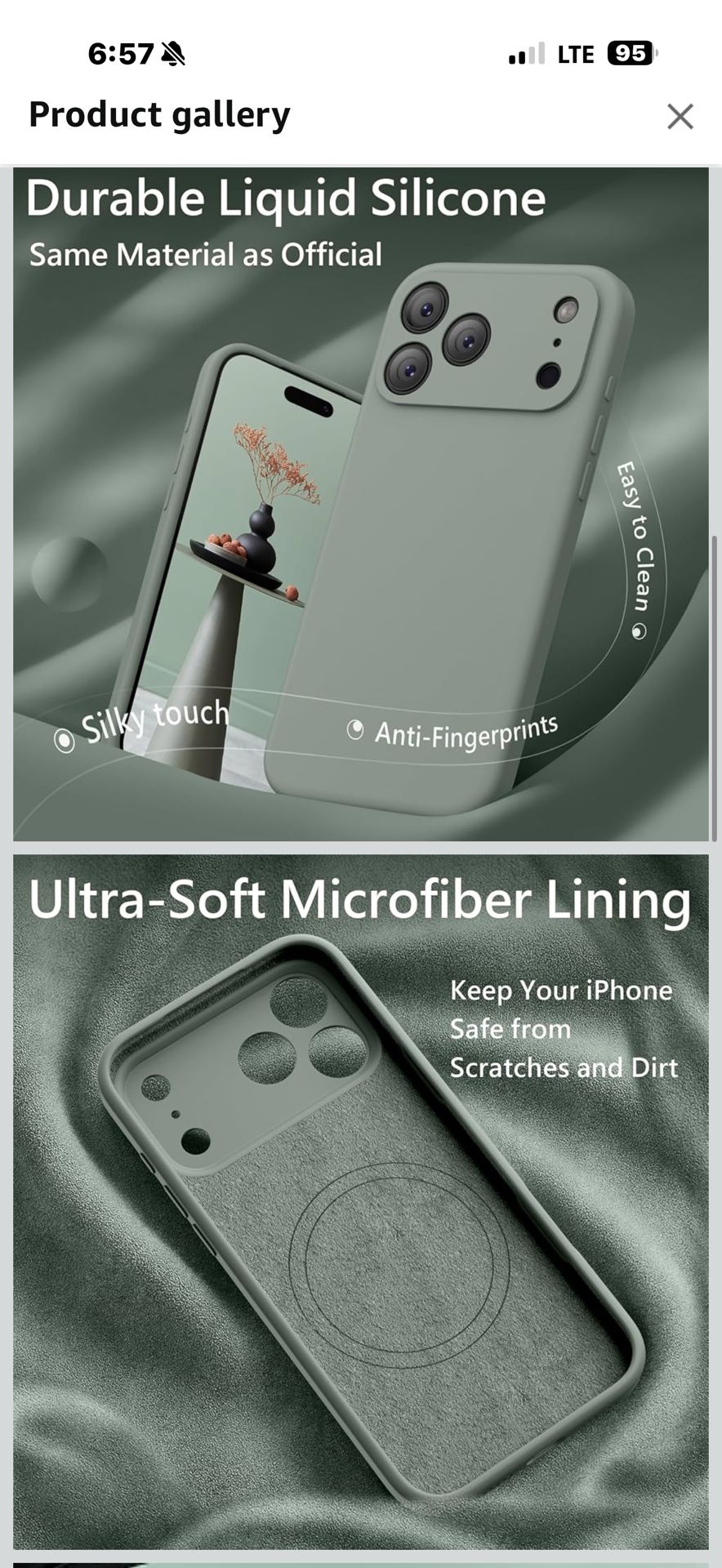 New! Magnetic for iPhone 17 Pro Max Case, Compatible with MagSafe, [Integrated Silicone Camera Control Button] [Camera Protection] Anti-Scratch Microf