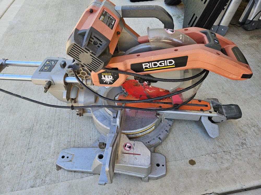 10" Ridgid Miter Saw 15 Amp